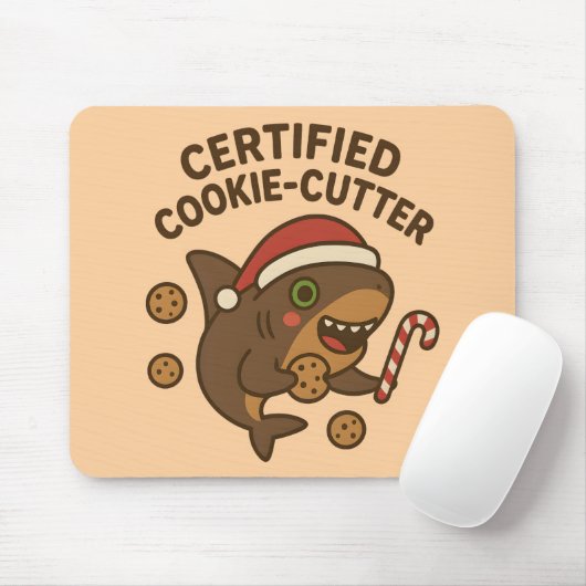 Zertifizierter Cookie-Cutter-Lustiger-Weihnachts-H Mousepad (Mit Mouse)