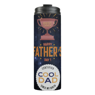 Zertifizierter cooler Papa Thermosbecher