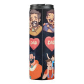 Zertifizierter Cooler Vater Thermosbecher (Rückseite)