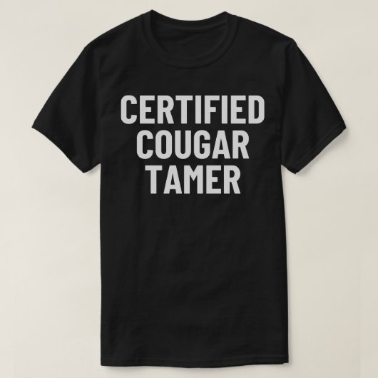 zertifizierter Cougar-Tamer T-Shirt (Design vorne)