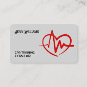 zertifizierter CPR-Instructor Custom QR Visitenkarte (Vorderseite)