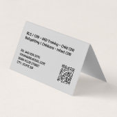 zertifizierter CPR-Instructor Custom QR Visitenkarten (Rückseite)
