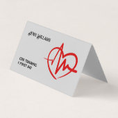 zertifizierter CPR-Instructor Custom QR Visitenkarten (Vorderseite)