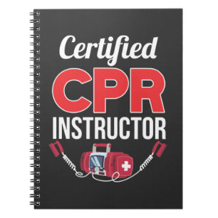 zertifizierter CPR-Instruktor Funny Medical Worker Notizblock