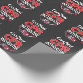 zertifizierter CPR-Tauchlehrer Geschenkpapier (Ecke)