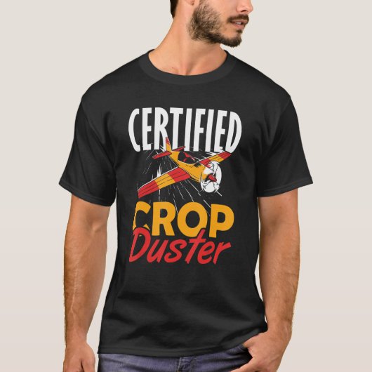 Zertifizierter Crop Duster T-Shirt (Vorderseite)