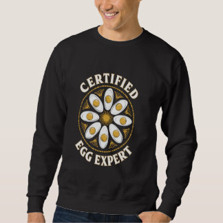 zertifizierter Eierexperte Omelet Food Lover Kid Sweatshirt