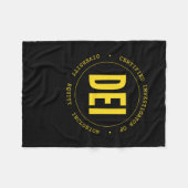 Zertifizierter Ermittler von Dei Diversity Equity Fleecedecke (Vorderseite (Horizontal))