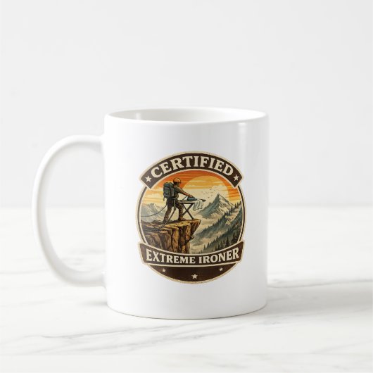 Zertifizierter Extrem-Bügel-Berg-Abenteuer-Becher Kaffeetasse (Links)