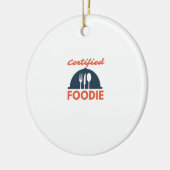 Zertifizierter Feinschmecker Keramik Ornament (Links)