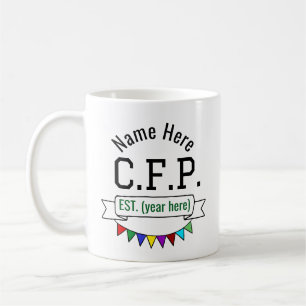 Zertifizierter Finanzplaner CFP Personalisiert Kaffeetasse