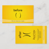 Zertifizierter Fitness-Trainer für die von schlan Visitenkarte (Vorne/Hinten)