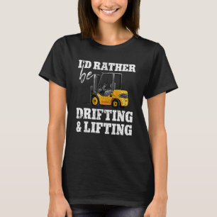 zertifizierter Gabelstapler für Antriebs- und Hubl T-Shirt