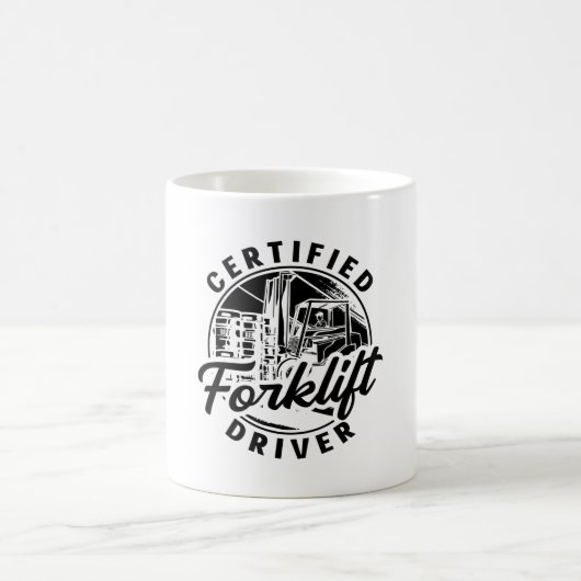 Zertifizierter Gabelstapler Kaffeetasse (Mittel)