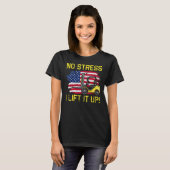 Zertifizierter Gabelstaplerfahrer Gabelstaplerbedi T-Shirt (Vorne ganz)