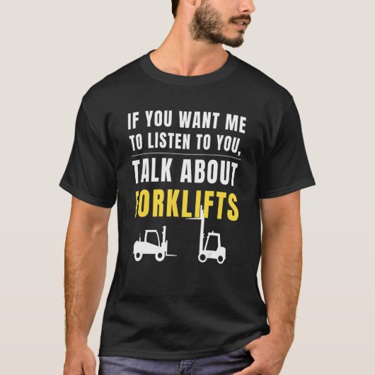 Zertifizierter Gabelstaplerfahrer Lager T-Shirt (Vorderseite)
