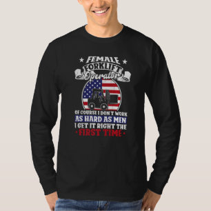 Zertifizierter Gabelstaplerfahrer Vintage Amerikan T-Shirt