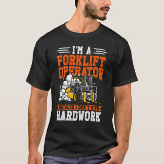 Zertifizierter Gabelstaplerfahrer Vintage Ich Bin  T-Shirt
