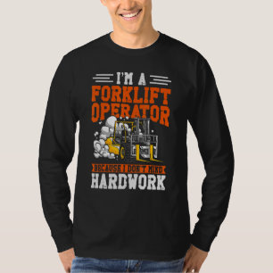 Zertifizierter Gabelstaplerfahrer Vintage Ich Bin  T-Shirt
