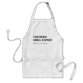 Zertifizierter Grill-Experte Benutzerdefinierter B Schürze (Vorne)
