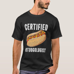Zertifizierter Hotdogologe Funny Sausage Hotdog Lo T-Shirt