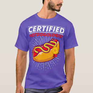 Zertifizierter Hotdogologist Award Hotdog Ketchup T-Shirt