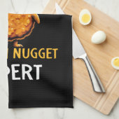 Zertifizierter Hühnchen-Nugget-Experte Geschirrtuch (Viertel Falte)