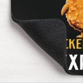 Zertifizierter Hühnchen-Nugget-Experte Mousepad (Ecke)