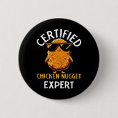 Zertifizierter Hühnernugget-Experte Button (Vorderseite)