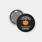 Zertifizierter Hühnernugget-Experte Magnet (Vorderseite/Rückseite)