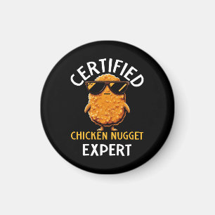 Zertifizierter Hühnernugget-Experte Magnet