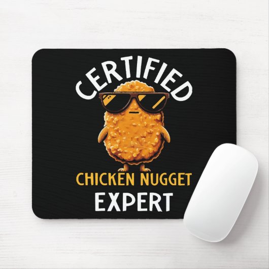 Zertifizierter Hühnernugget-Experte Mousepad (Mit Mouse)
