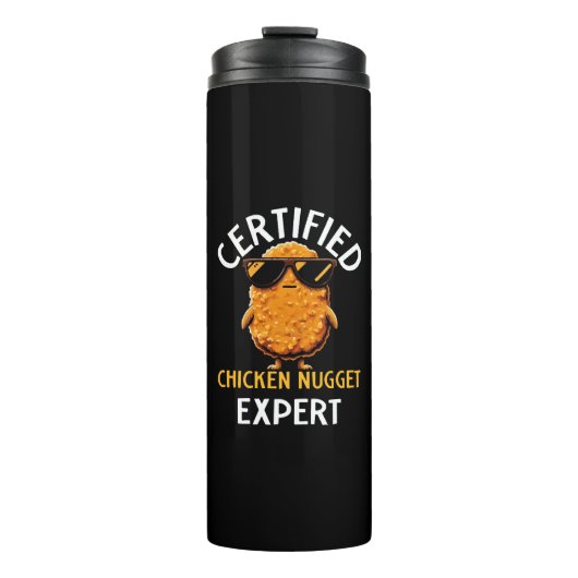 Zertifizierter Hühnernugget-Experte Thermosbecher (Vorderseite)