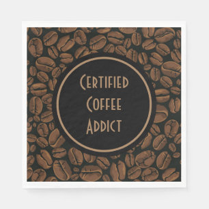 zertifizierter Kaffeedaten Serviette