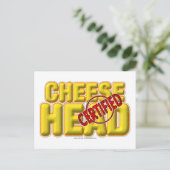 Zertifizierter Käse Postkarte (Stehend Vorderseite)