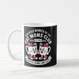 Zertifizierter Katzenmütter Club Chaotisch Anhängl Kaffeetasse