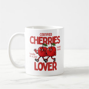 Zertifizierter Kirschenliebhaber Becher Süße Zwill Kaffeetasse
