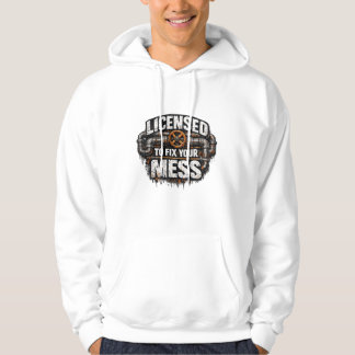 Zertifizierter Klempner zur Behebung Ihres Durchei Hoodie