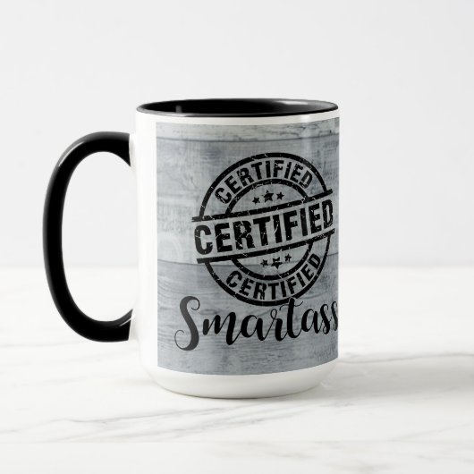 Zertifizierter Klugscheißer 2 Tasse (Links)