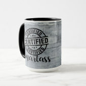 Zertifizierter Klugscheißer 2 Tasse (Vorderseite Links)