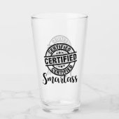 Zertifizierter Klugscheißer Glas (Vorderseite)