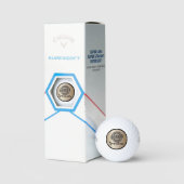 Zertifizierter Klugscheißer Gold Golfball (Verpackung)
