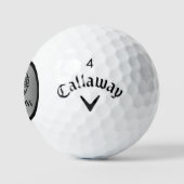 Zertifizierter Klugscheißer Silber Golfball (Logo)
