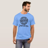 Zertifizierter Klugscheißer T-Shirt (Vorne ganz)