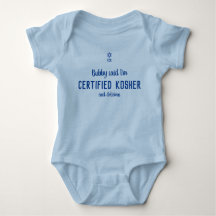 Zertifizierter Kosher & Delicious COR Baby Bodysui