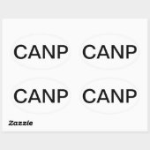 Zertifizierter Krankenpfleger für Erwachsene Ovaler Aufkleber (Blatt)