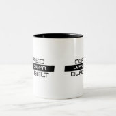Zertifizierter Lean Six Sigma Black Belt 11oz Zweifarbige Tasse (Mittel)