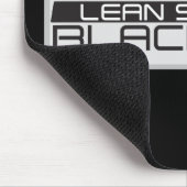 Zertifizierter Lean Six Sigma Black Belt Mousepad (Ecke)
