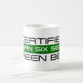 Zertifizierter Lean Six Sigma Green Belt Kaffeetasse (Mittel)