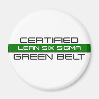 Zertifizierter Lean Six Sigma Green Belt Magnet